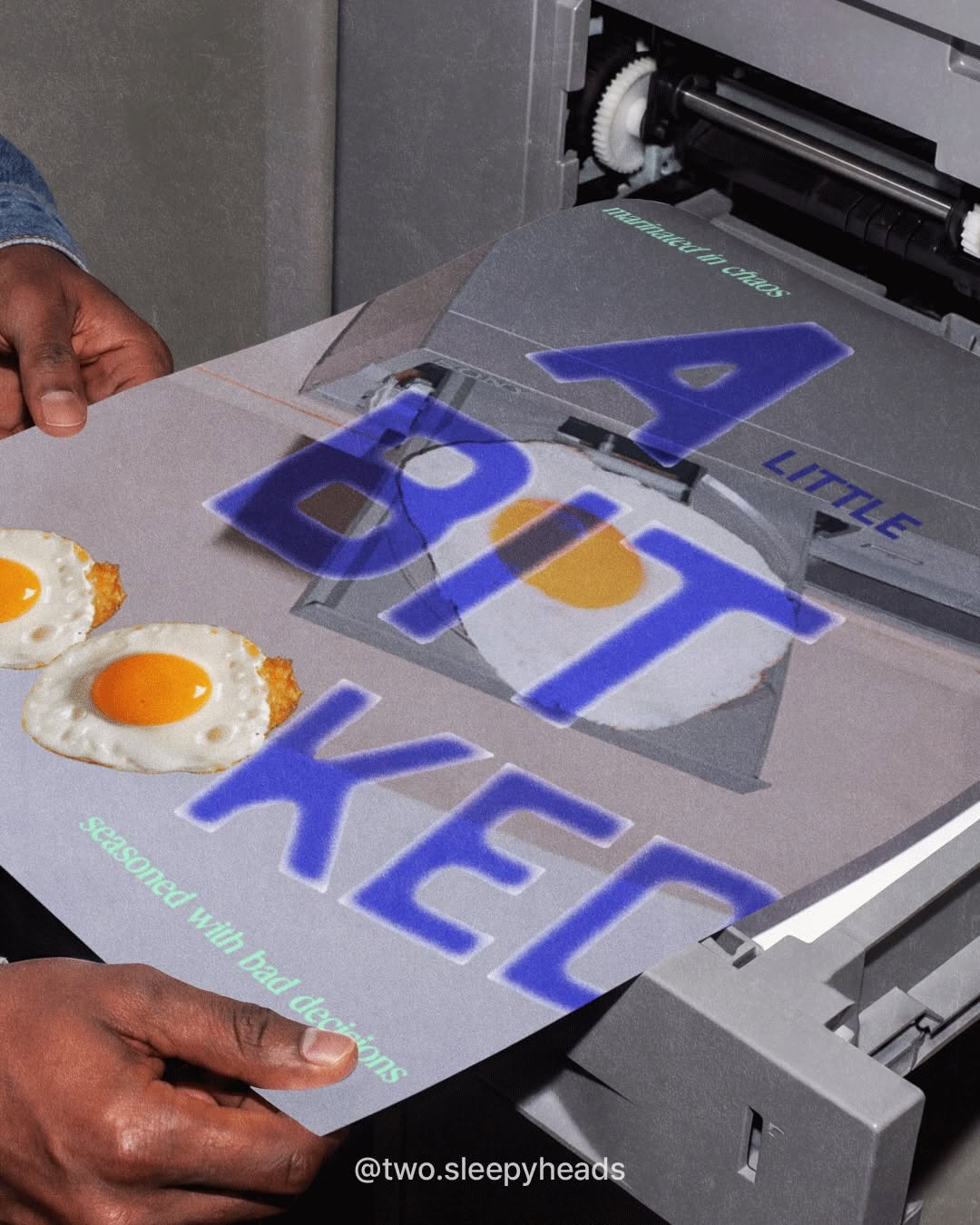 A bit cooked Poster Design Image 0