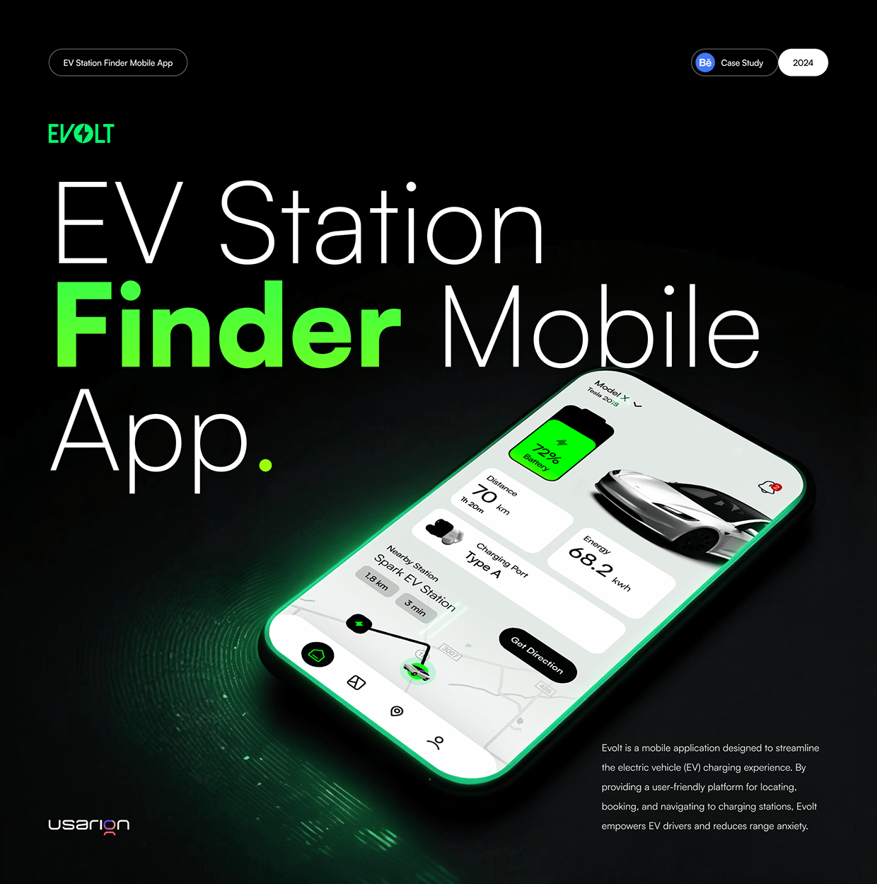 EV Charging Station Finder Mobile App