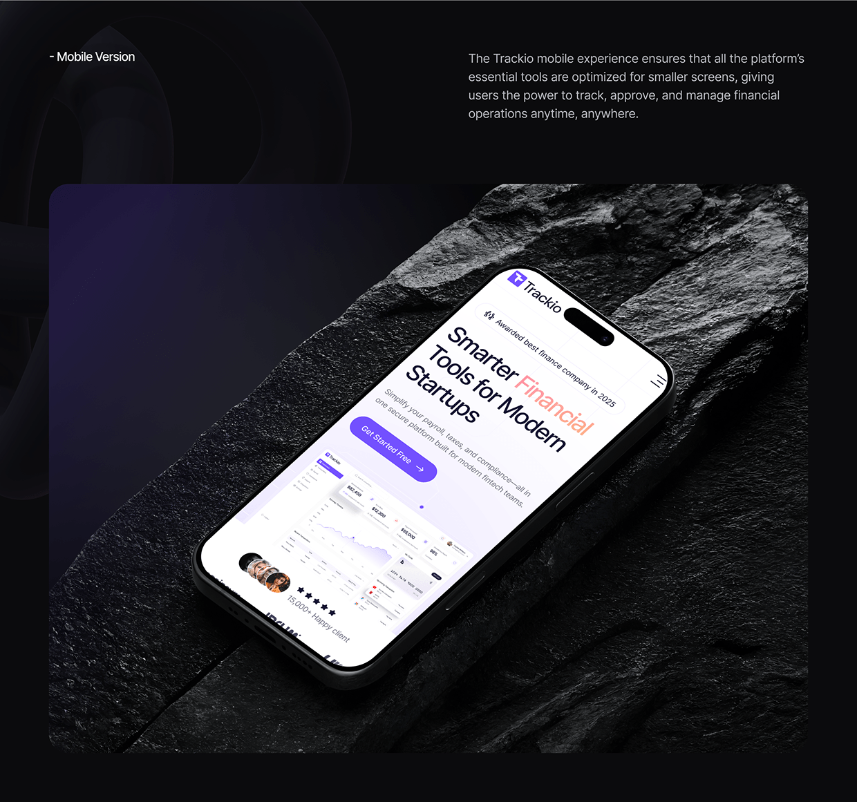 Trackio - Fintech SaaS Platform Image 6