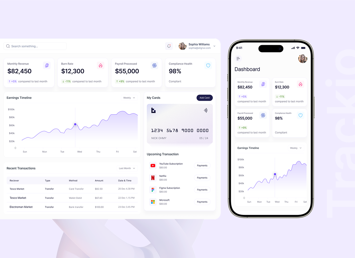 Trackio - Fintech SaaS Platform Image 12