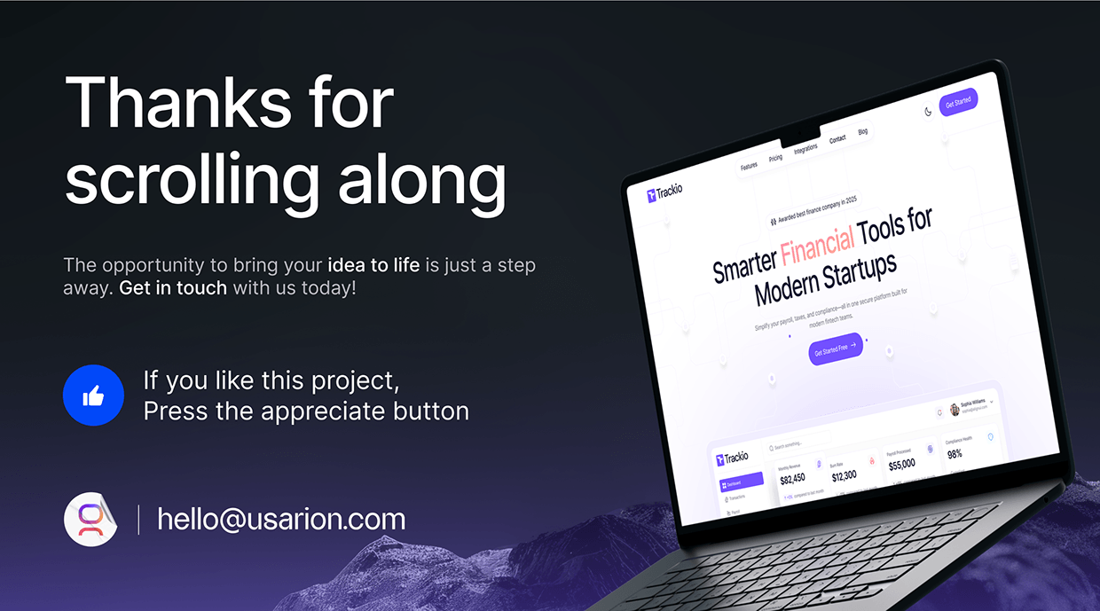 Trackio - Fintech SaaS Platform Image 17