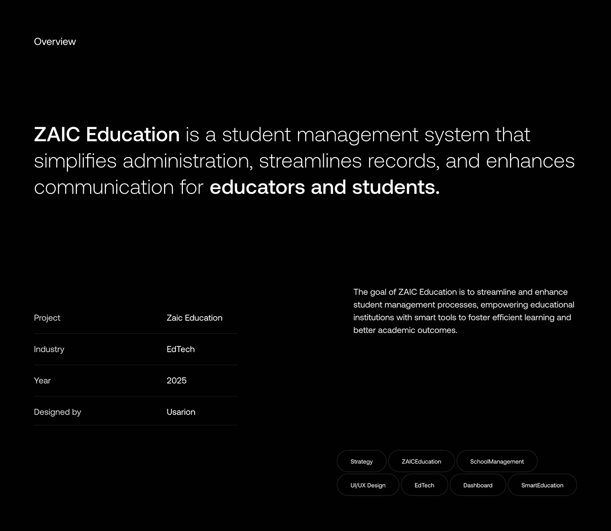 ZAIC Education – Smart Student Management System Image 0