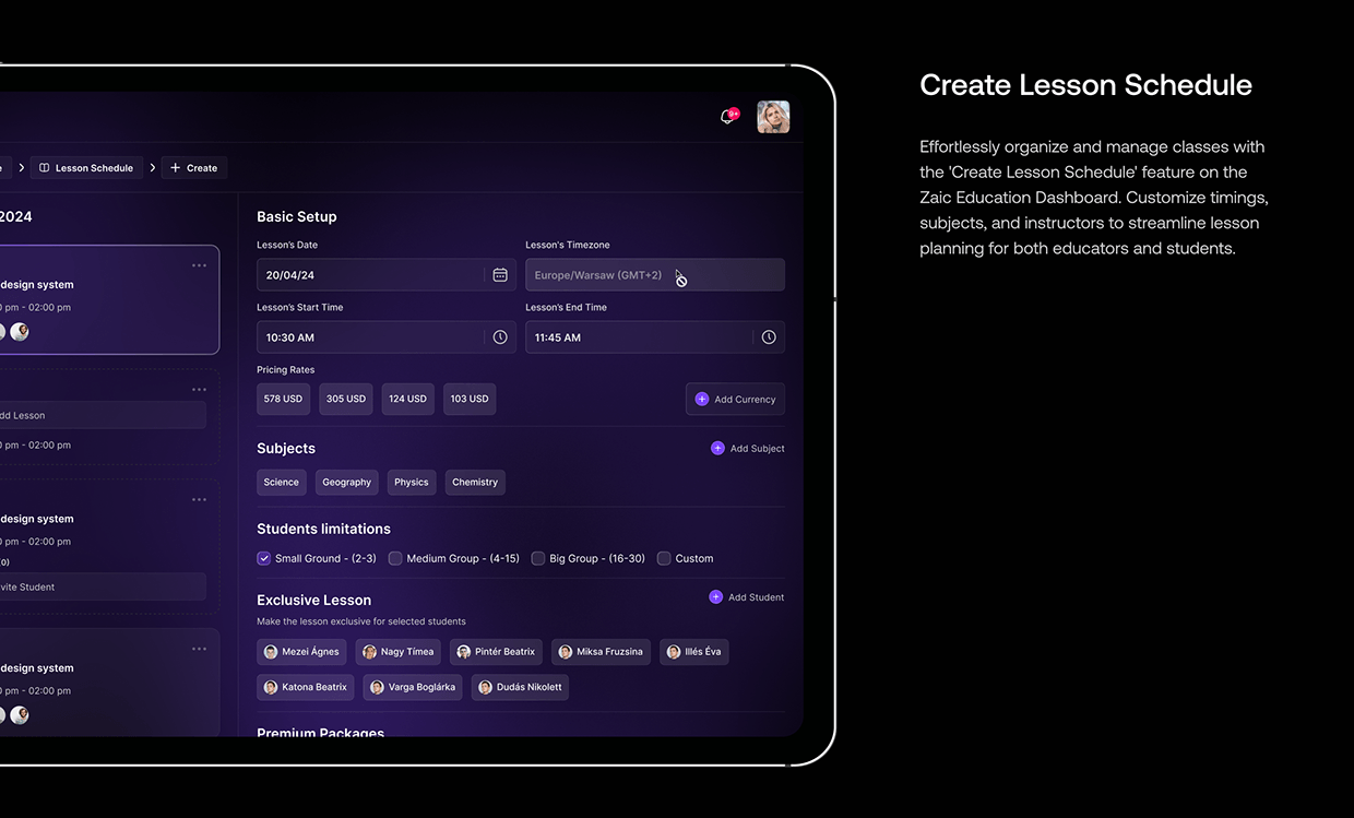 ZAIC Education – Smart Student Management System Image 22