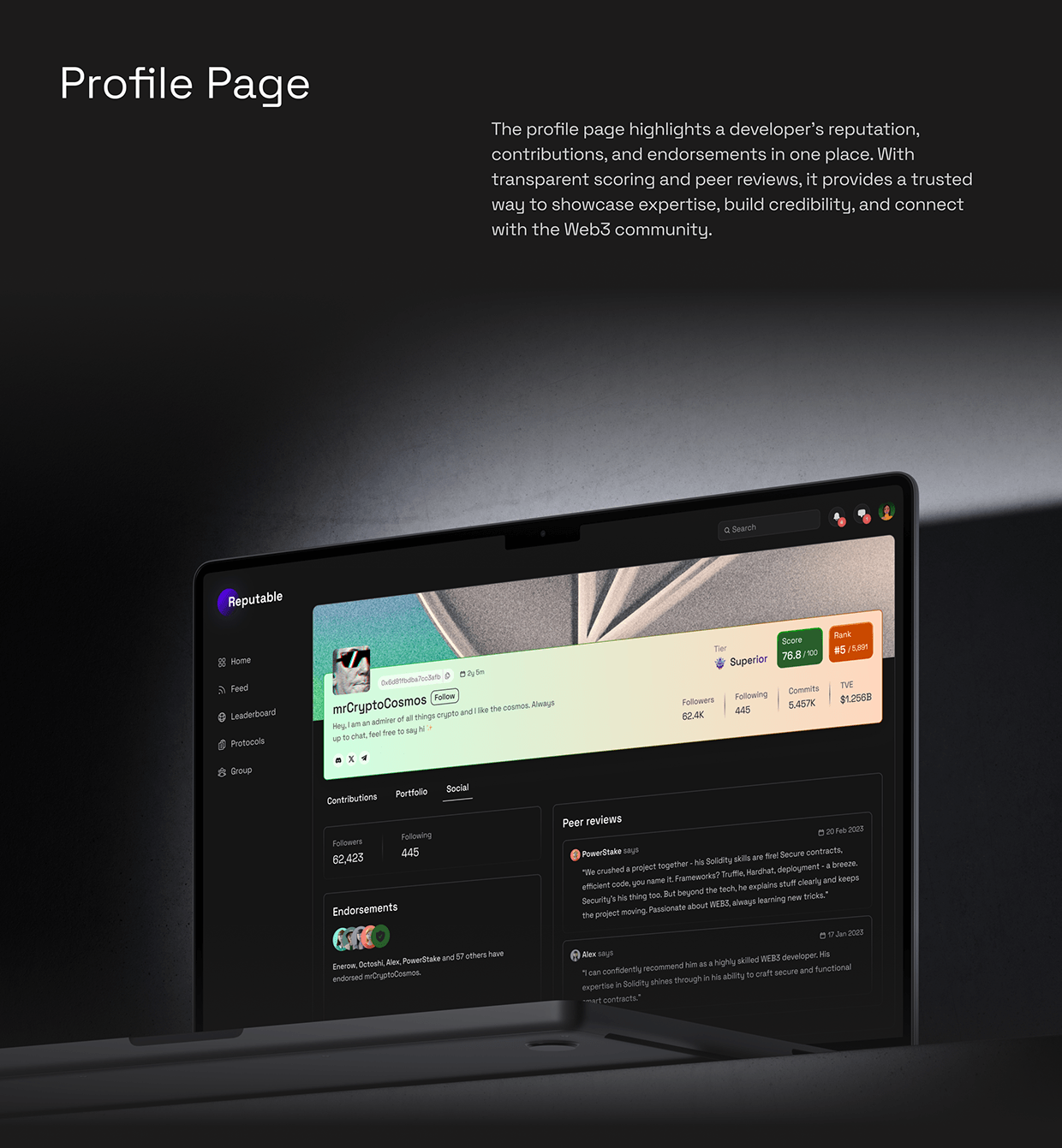 Reputable — Decentralized Web3 Reputation Protocol Image 15