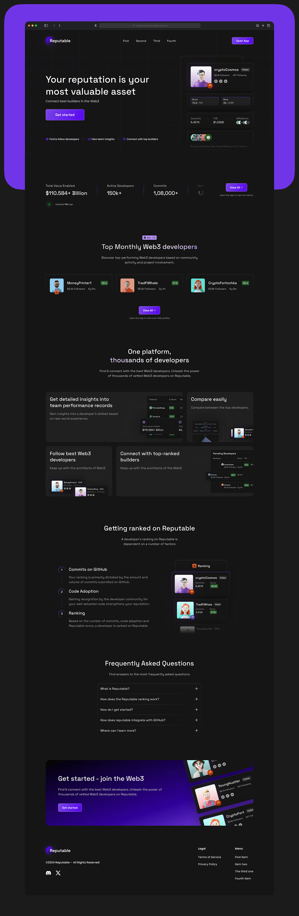Reputable — Decentralized Web3 Reputation Protocol Image 18