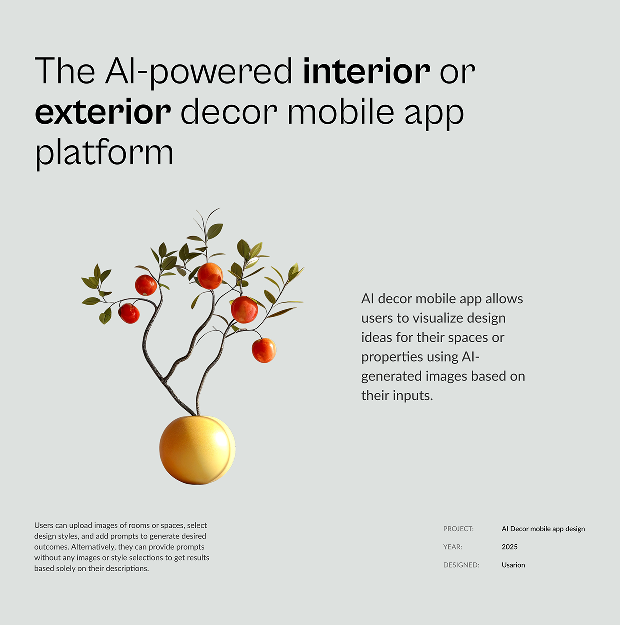 AI Decor – Interior & Exterior Design Mobile App Image 0