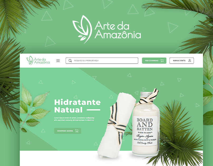 Website // Arte da Amazônia