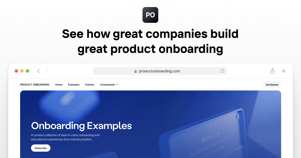 Product Onboarding