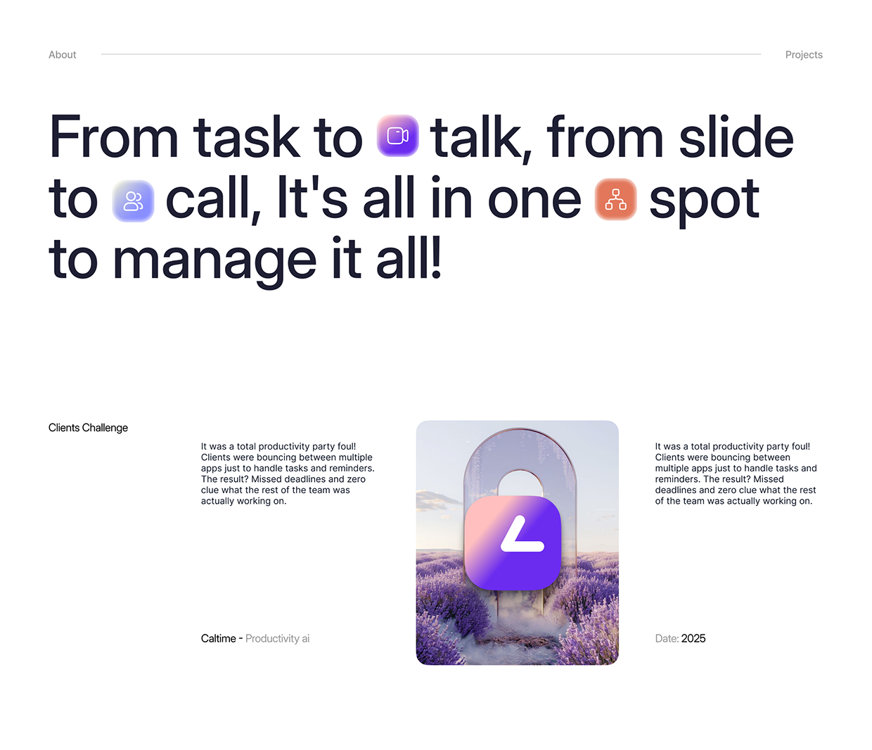 Caltimes | AI Meeting | UI UX | Web App | Sleeko Studio Image 0