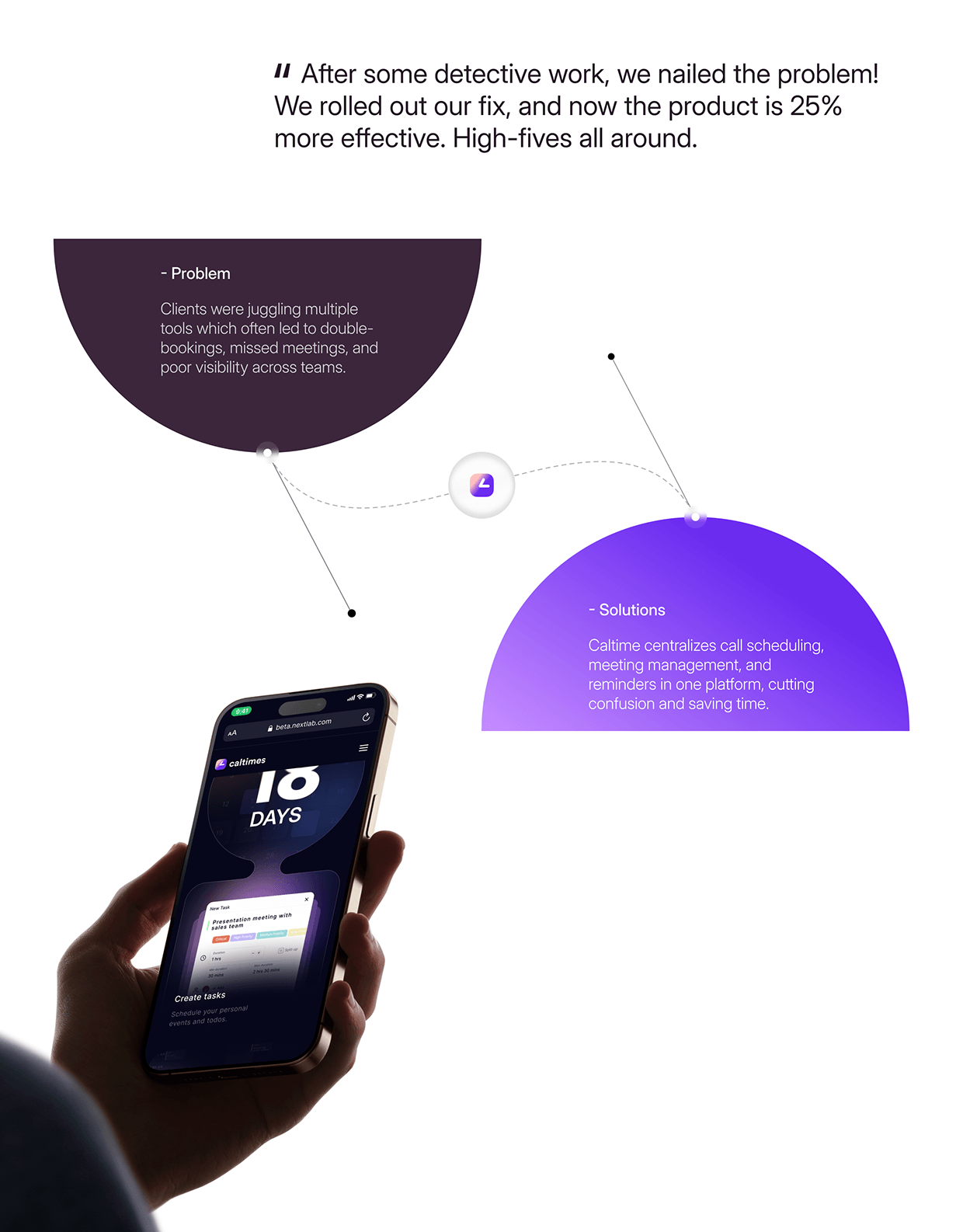 Caltimes | AI Meeting | UI UX | Web App | Sleeko Studio Image 1