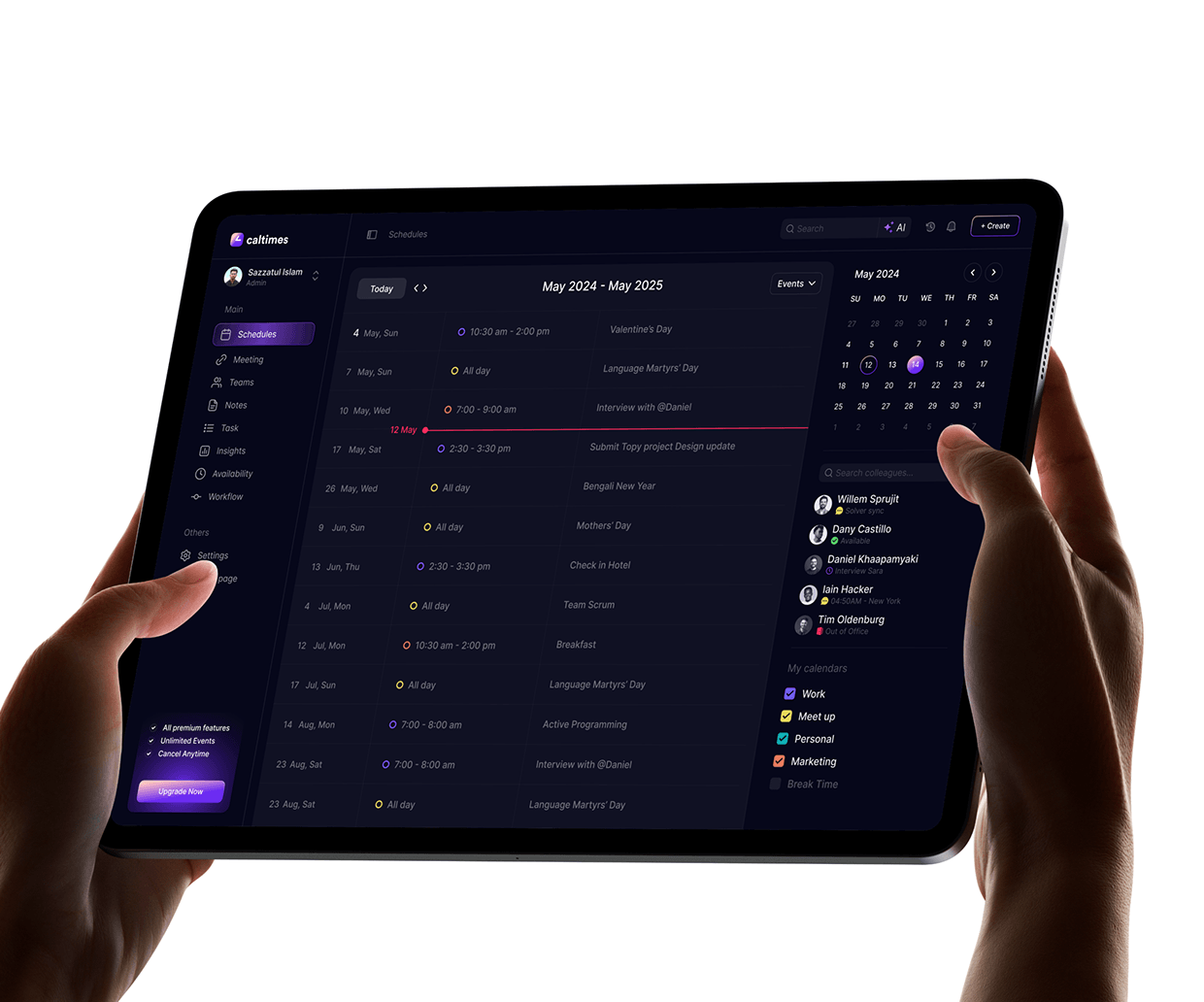 Caltimes | AI Meeting | UI UX | Web App | Sleeko Studio Image 21