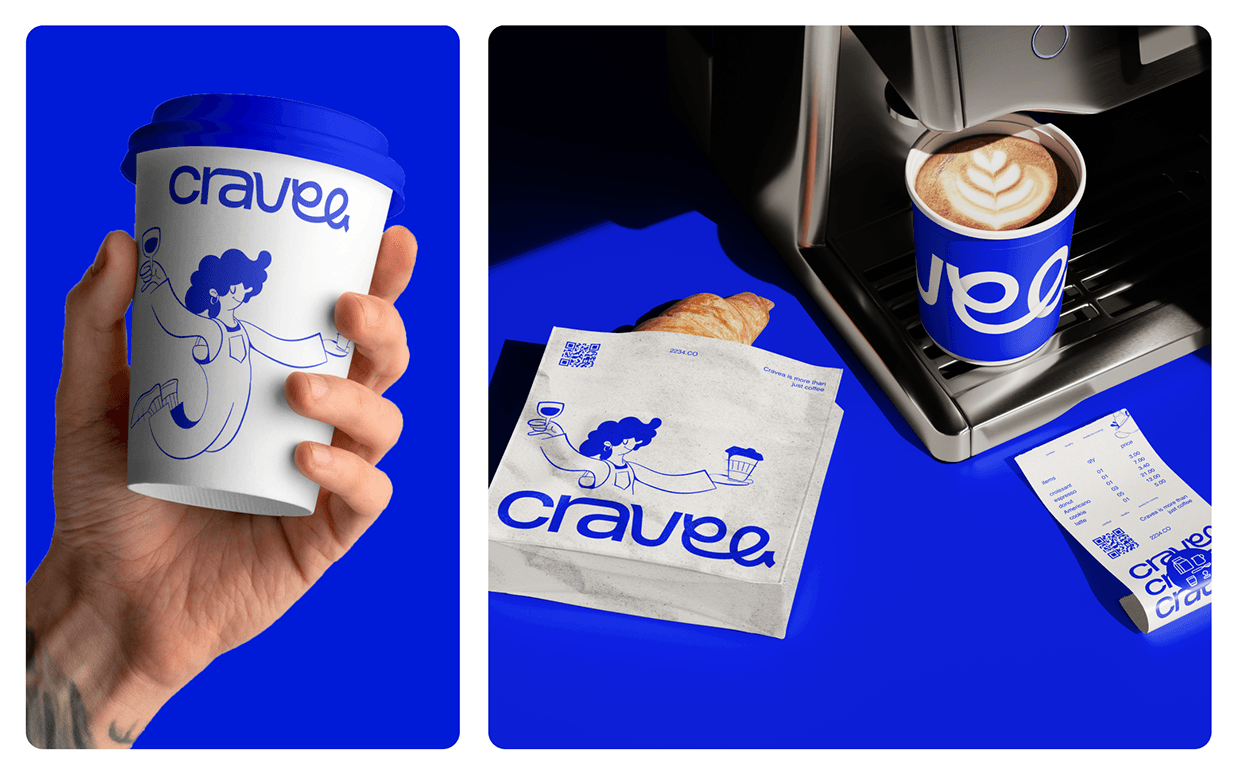 CRAVEA | Coffee Brand Identity & Packaging | Case Study Image 8