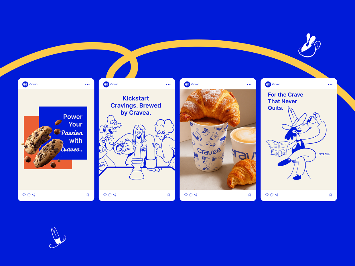 CRAVEA | Coffee Brand Identity & Packaging | Case Study Image 13