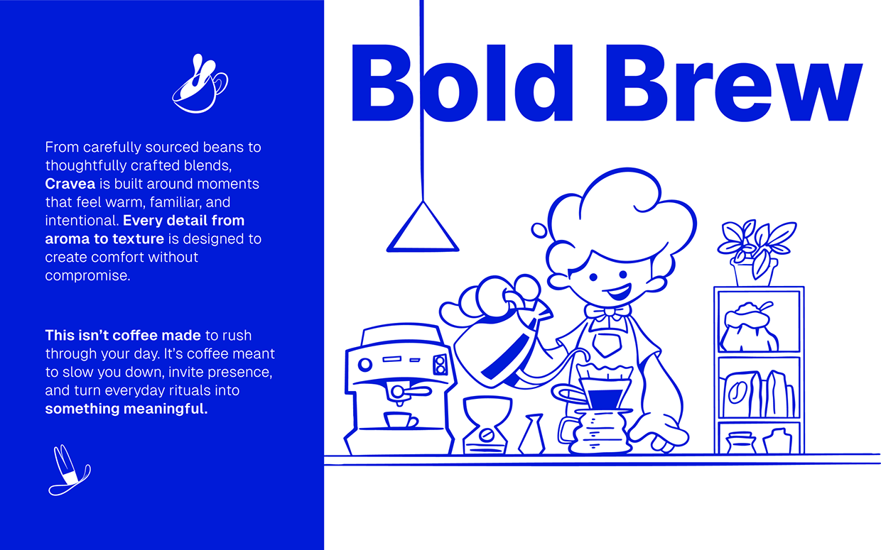 CRAVEA | Coffee Brand Identity & Packaging | Case Study Image 15