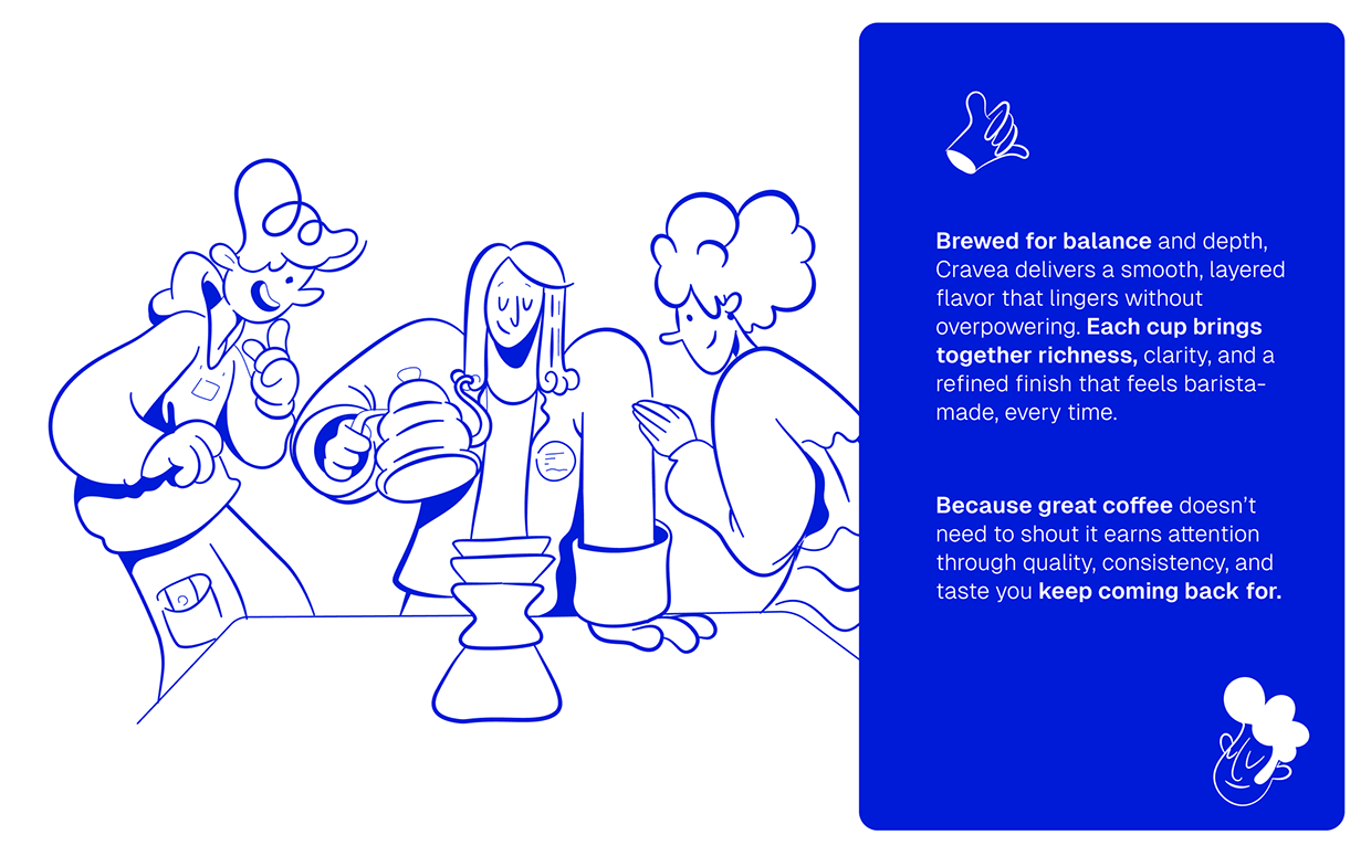 CRAVEA | Coffee Brand Identity & Packaging | Case Study Image 20