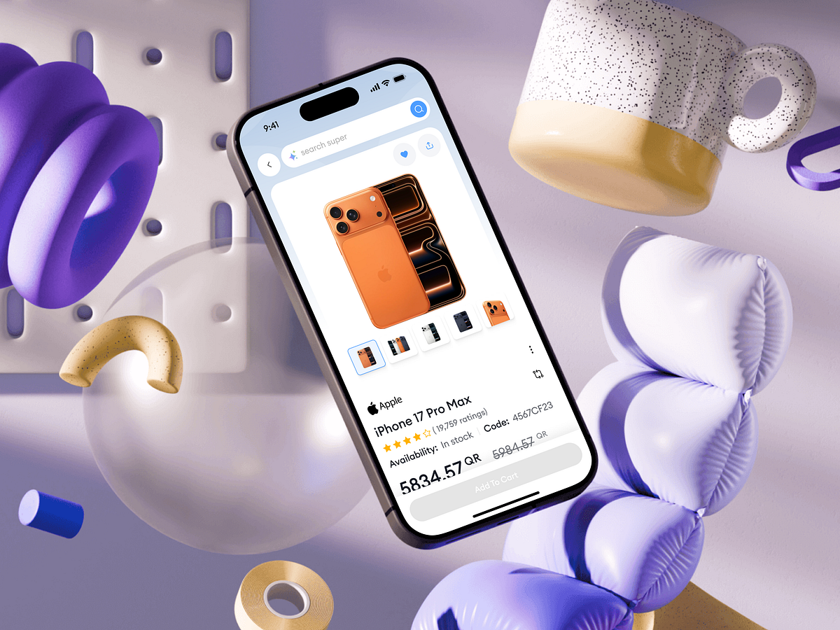 Cartsy | Add to Cart Flow – Mobile App Design | Sleeko