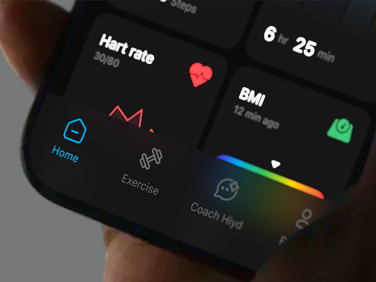 Hyid | Fitness Tracker App — Home Dashboard Image 0