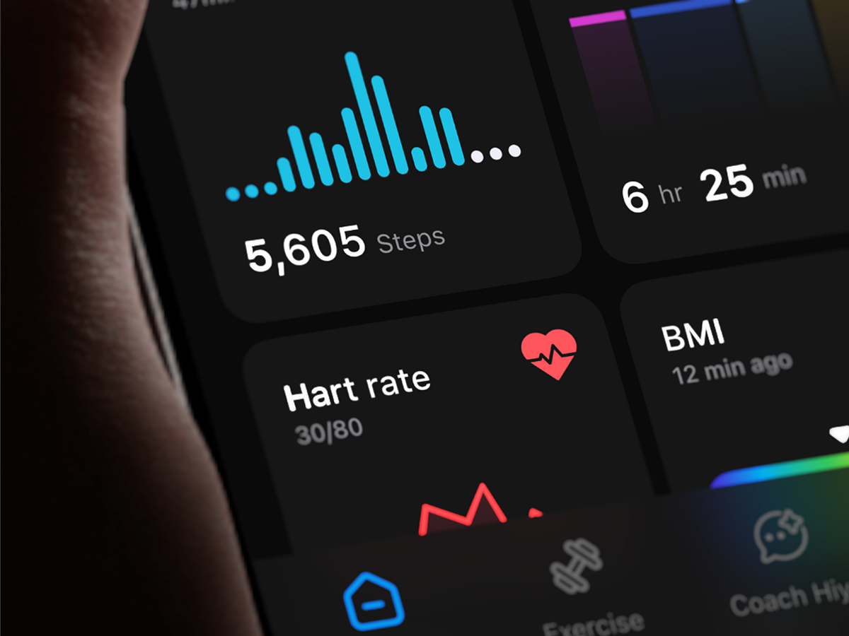 Hyid | Fitness Tracker App — Home Dashboard Image 3