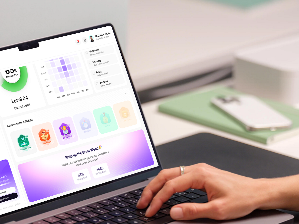 Mock AI — Career Progress Tracking SaaS Design Image 1