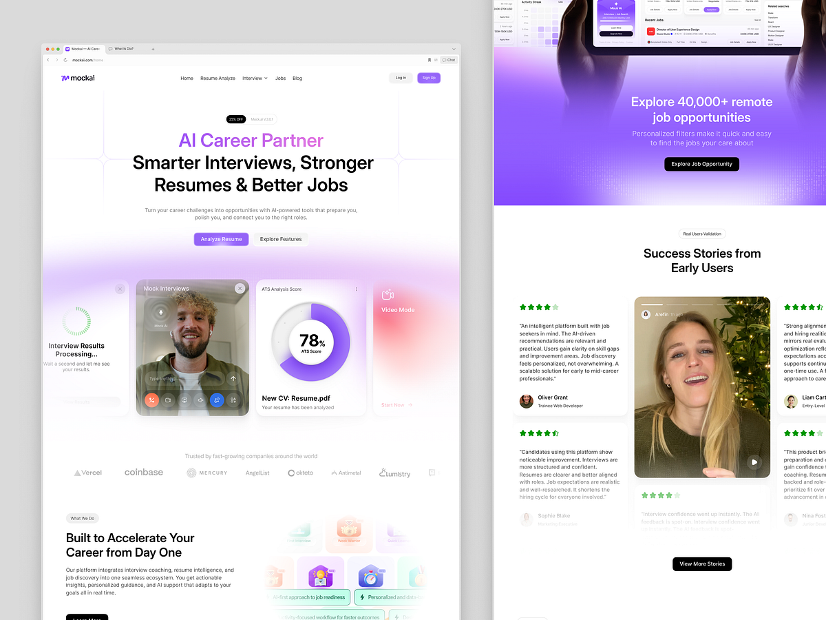Mock AI — SaaS Landing Page Experience Image 0