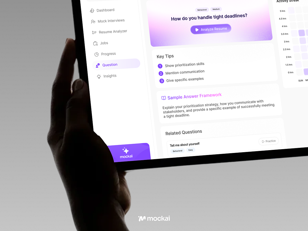 Mock AI — Interactive Interview Question Flow Image 1