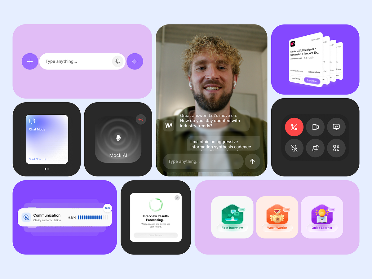 Mock AI — Brand System & Bento Design Language