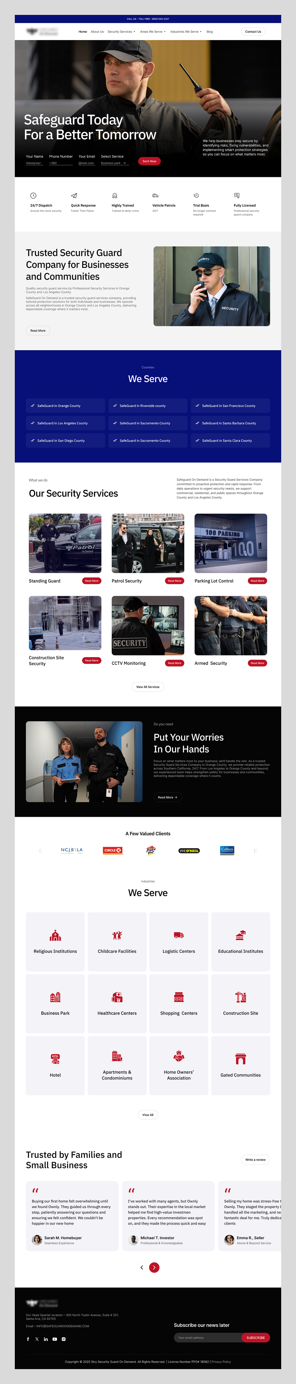 Safeguard | Landing Page Redesign | Sleeko Image 2