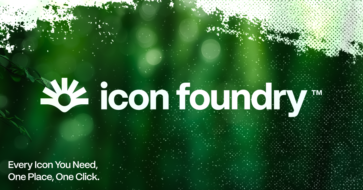 Icon Foundry: Every Icon You Need, One Place