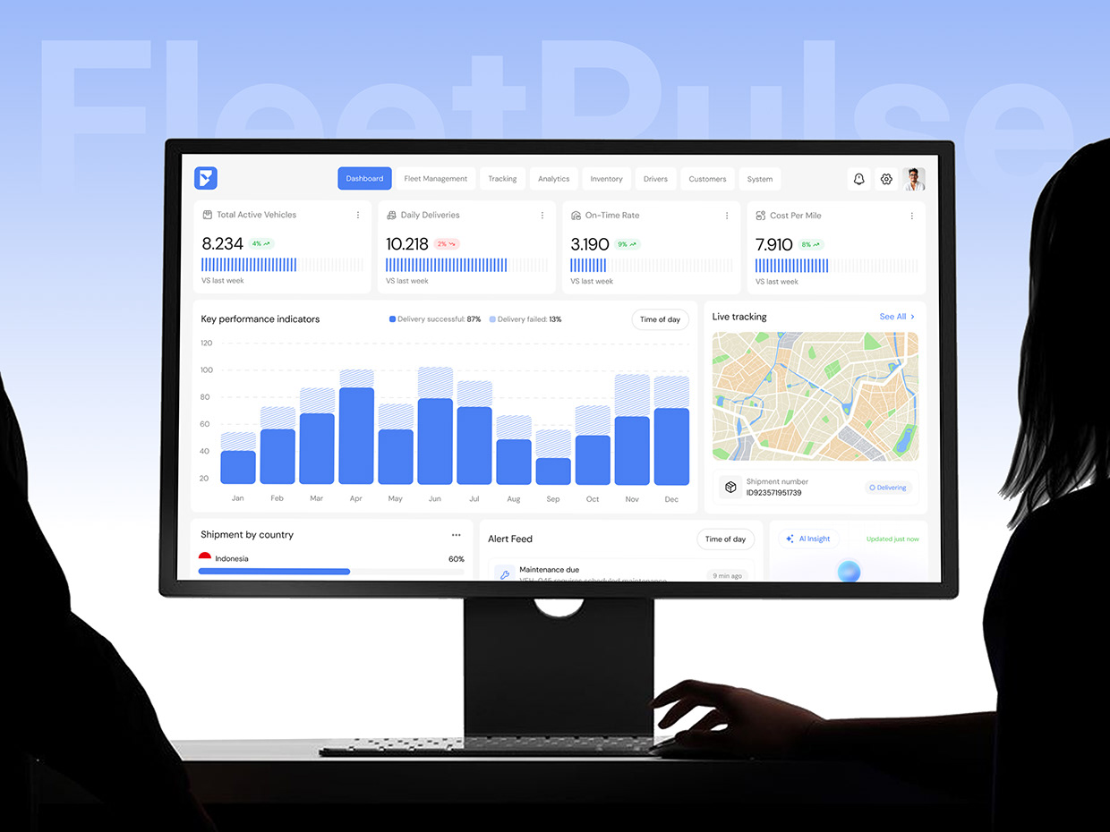 Smart Logistics & Fleet Management UI/UX