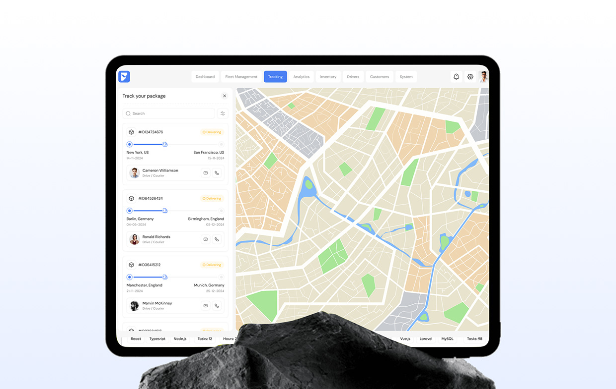 Smart Logistics & Fleet Management UI/UX Image 5