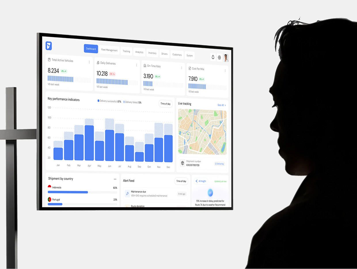 Smart Logistics & Fleet Management UI/UX Image 12