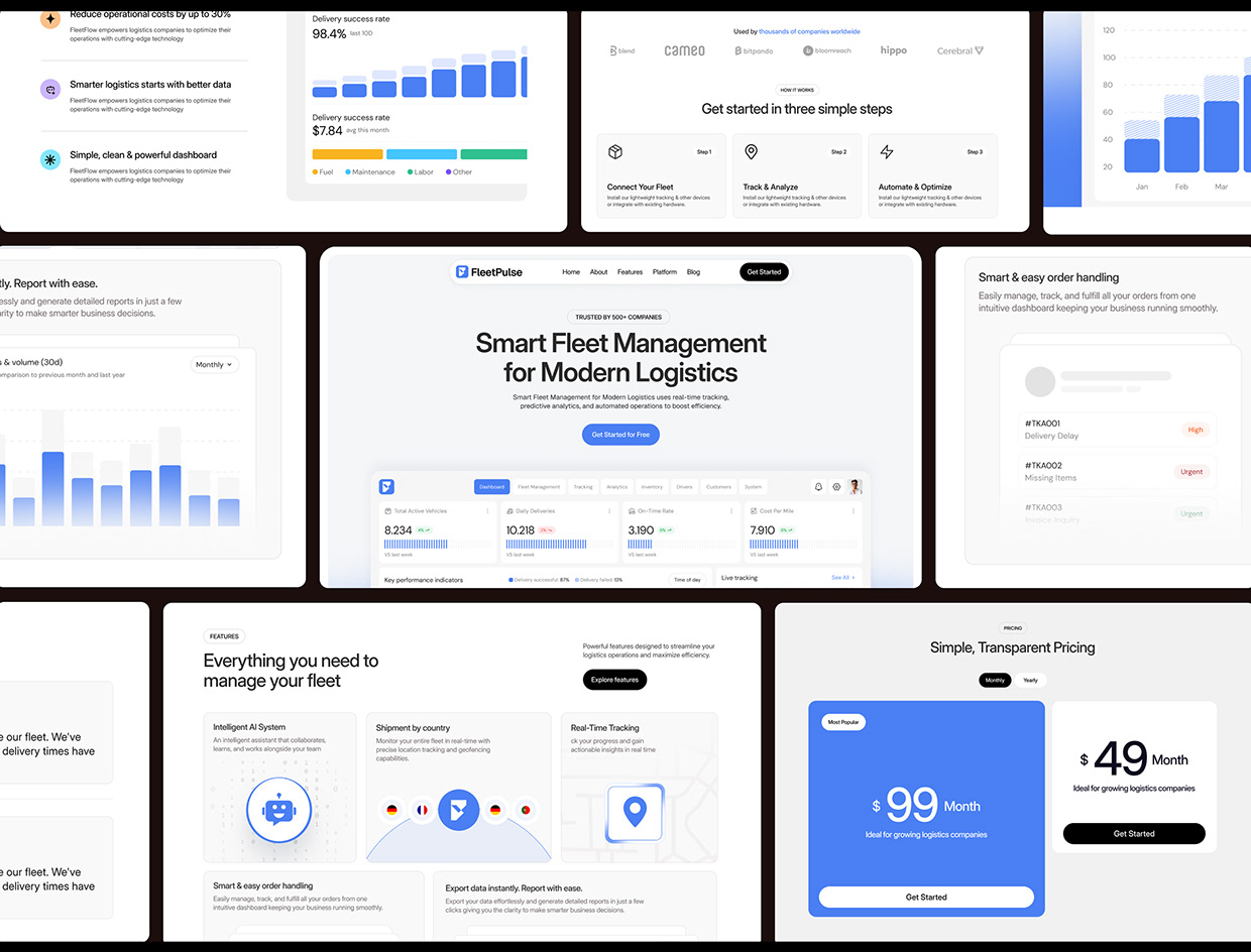 Smart Logistics & Fleet Management UI/UX Image 22