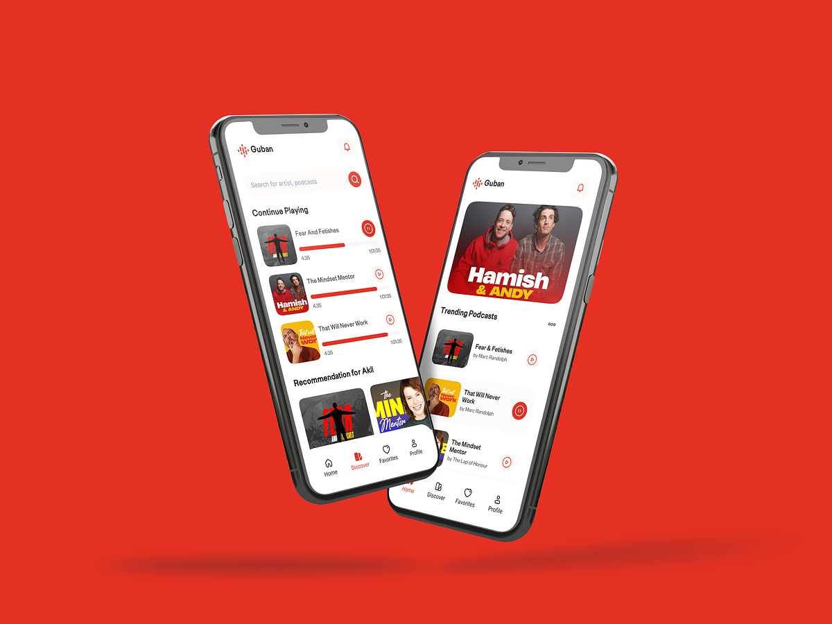 Podcast App UI Design Image 0