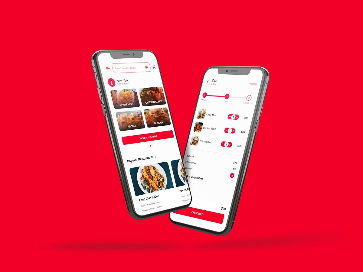 Food Ordering App UI Design Image 0