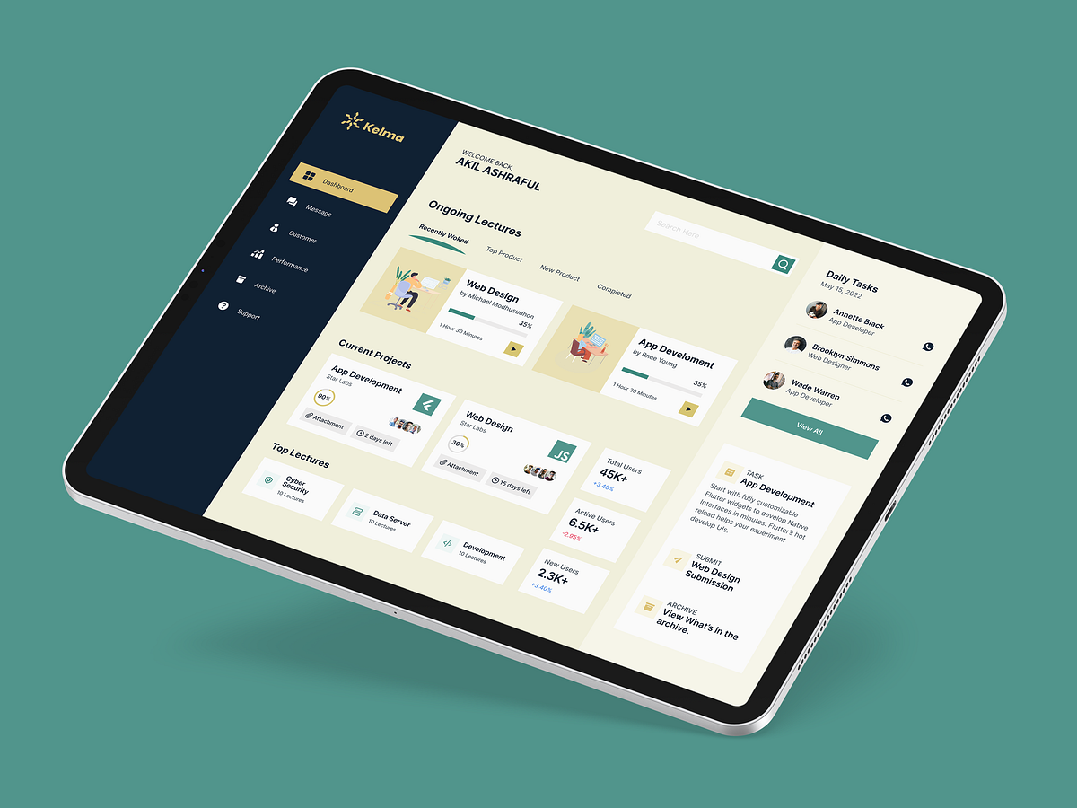 Dashboard UI Design Image 0