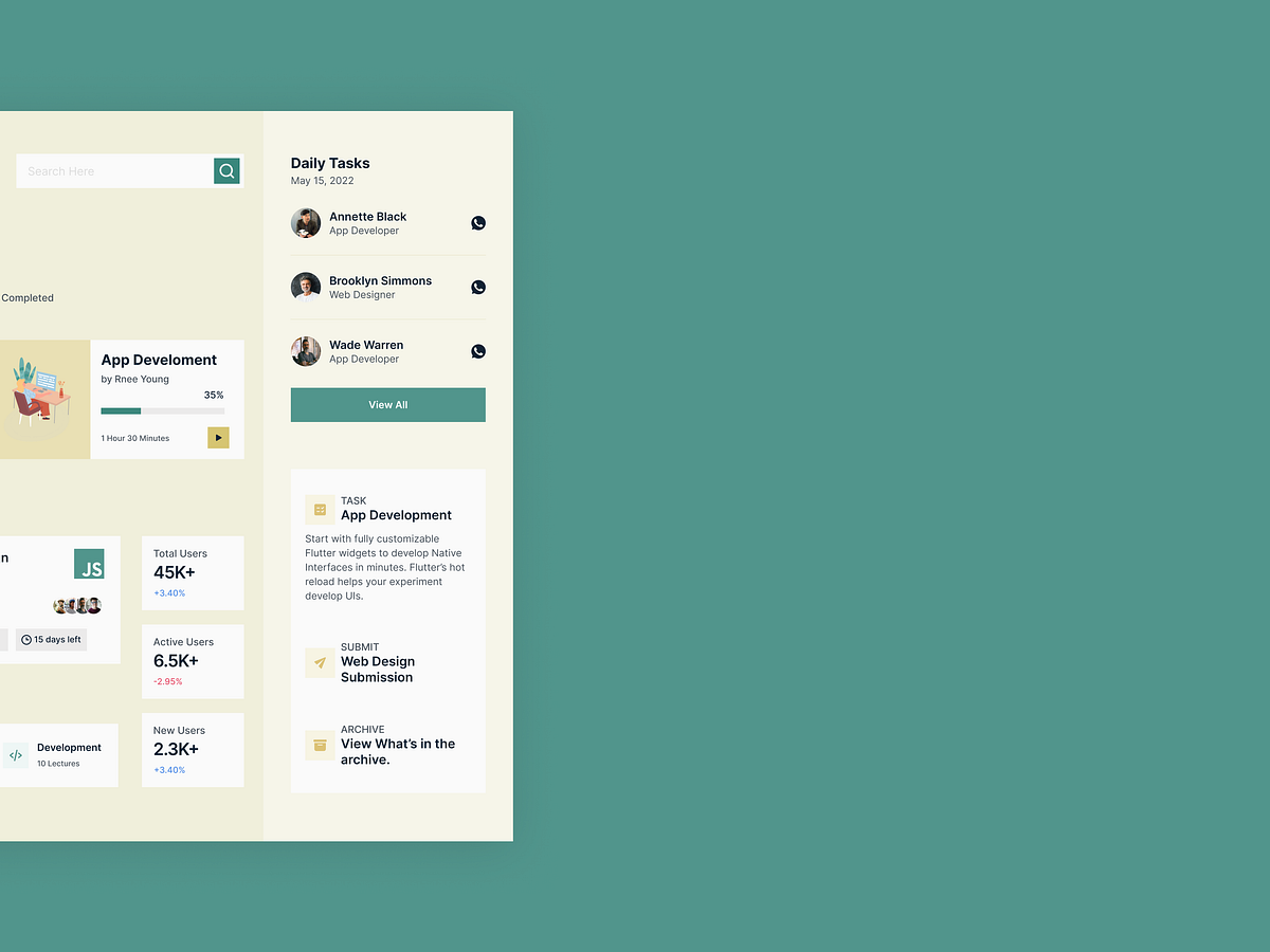 Dashboard UI Design Image 2