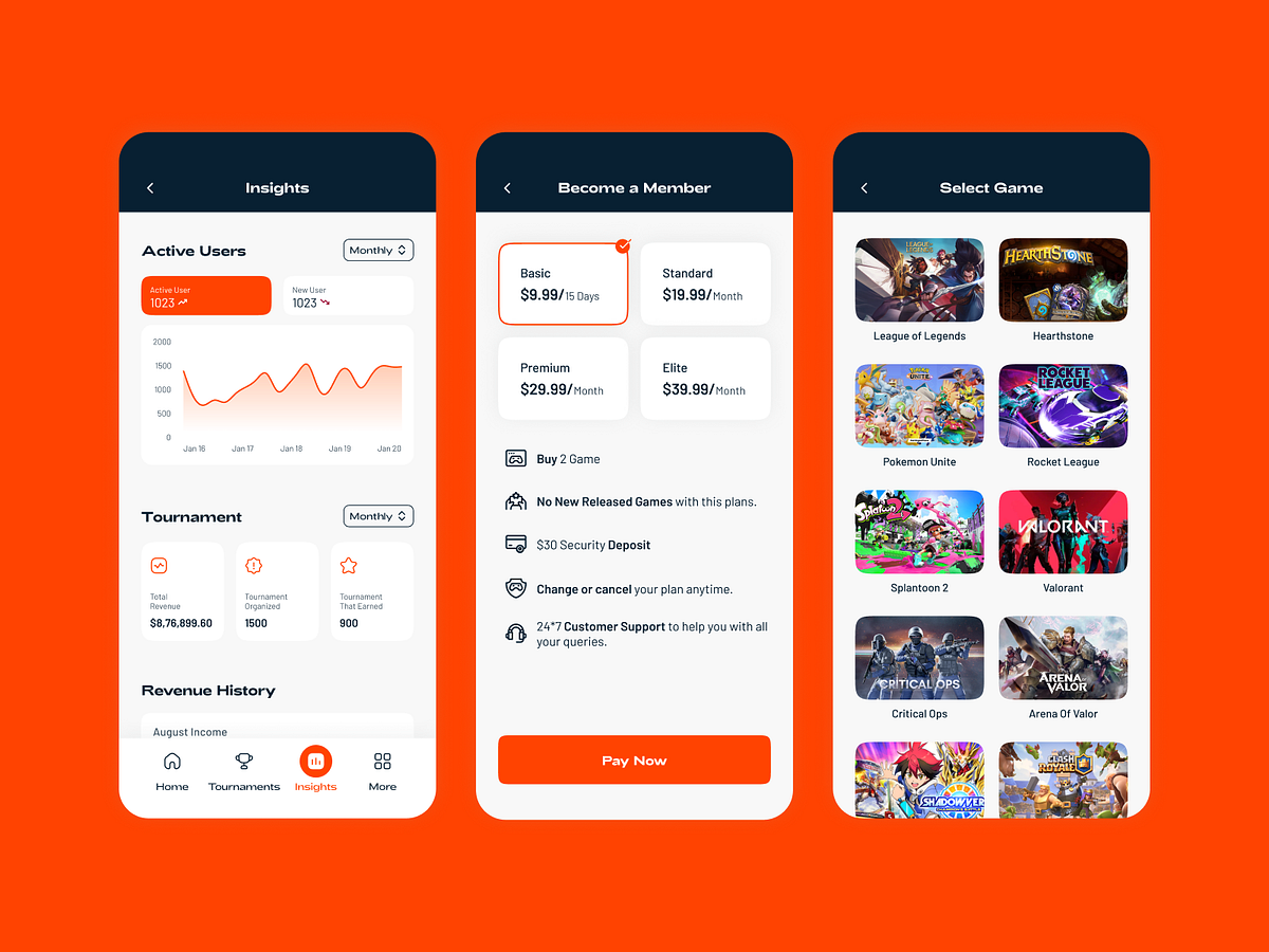 Buy, Sell and Rent Games App UI Design Image 2