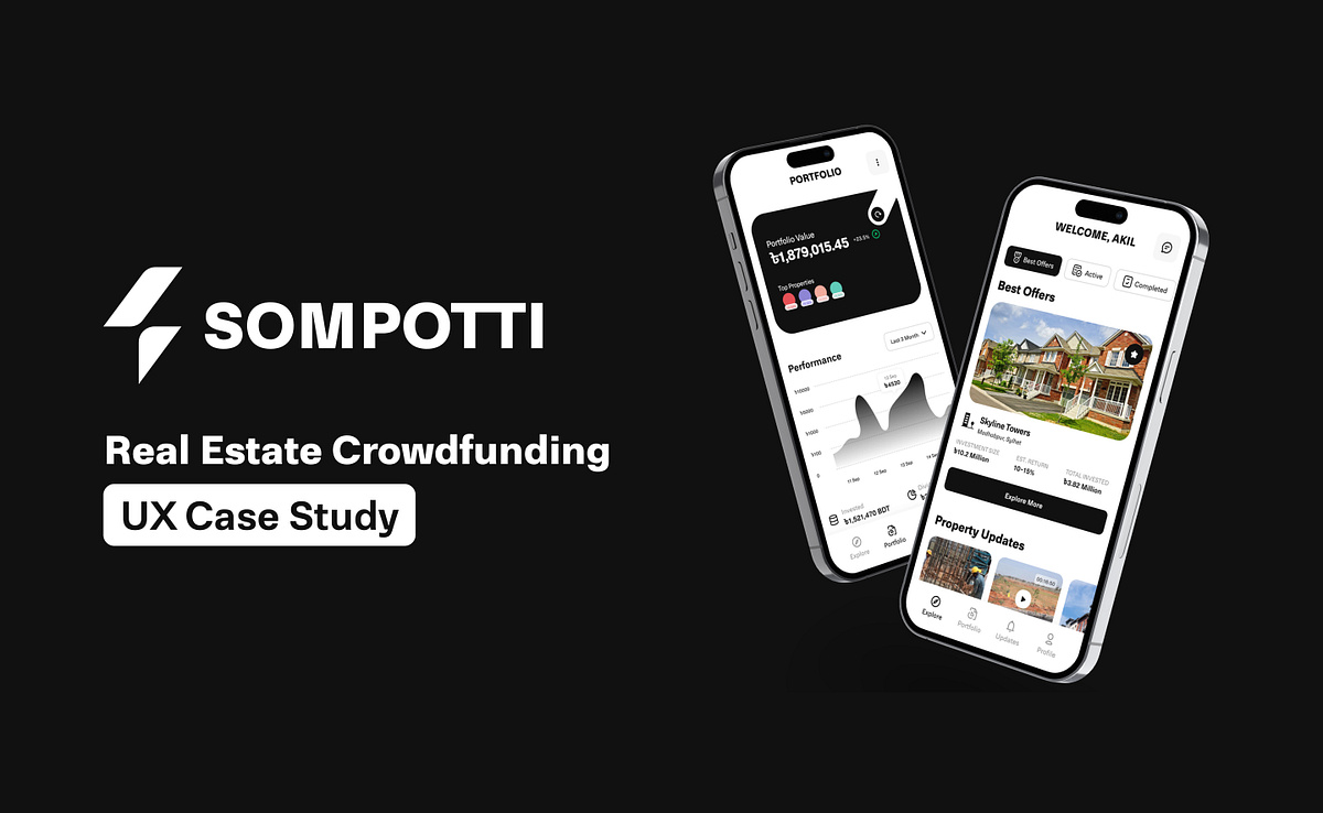 Sompotti (Real Estate Crowdfunding) - UX Case Study