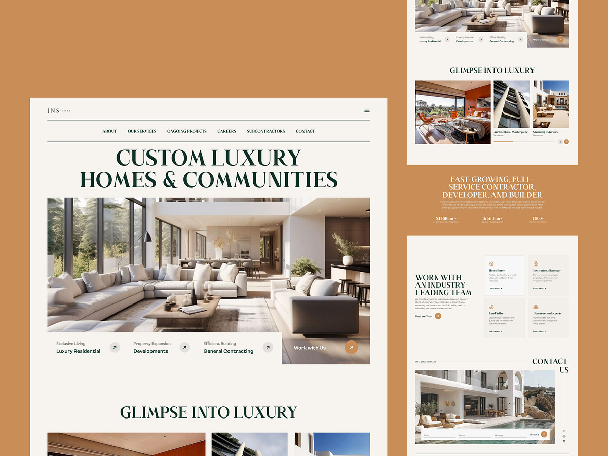 Luxury Real Estate Website Design