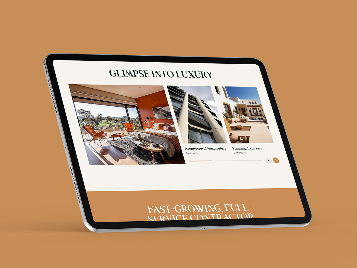 Luxury Real Estate Website Design Image 2