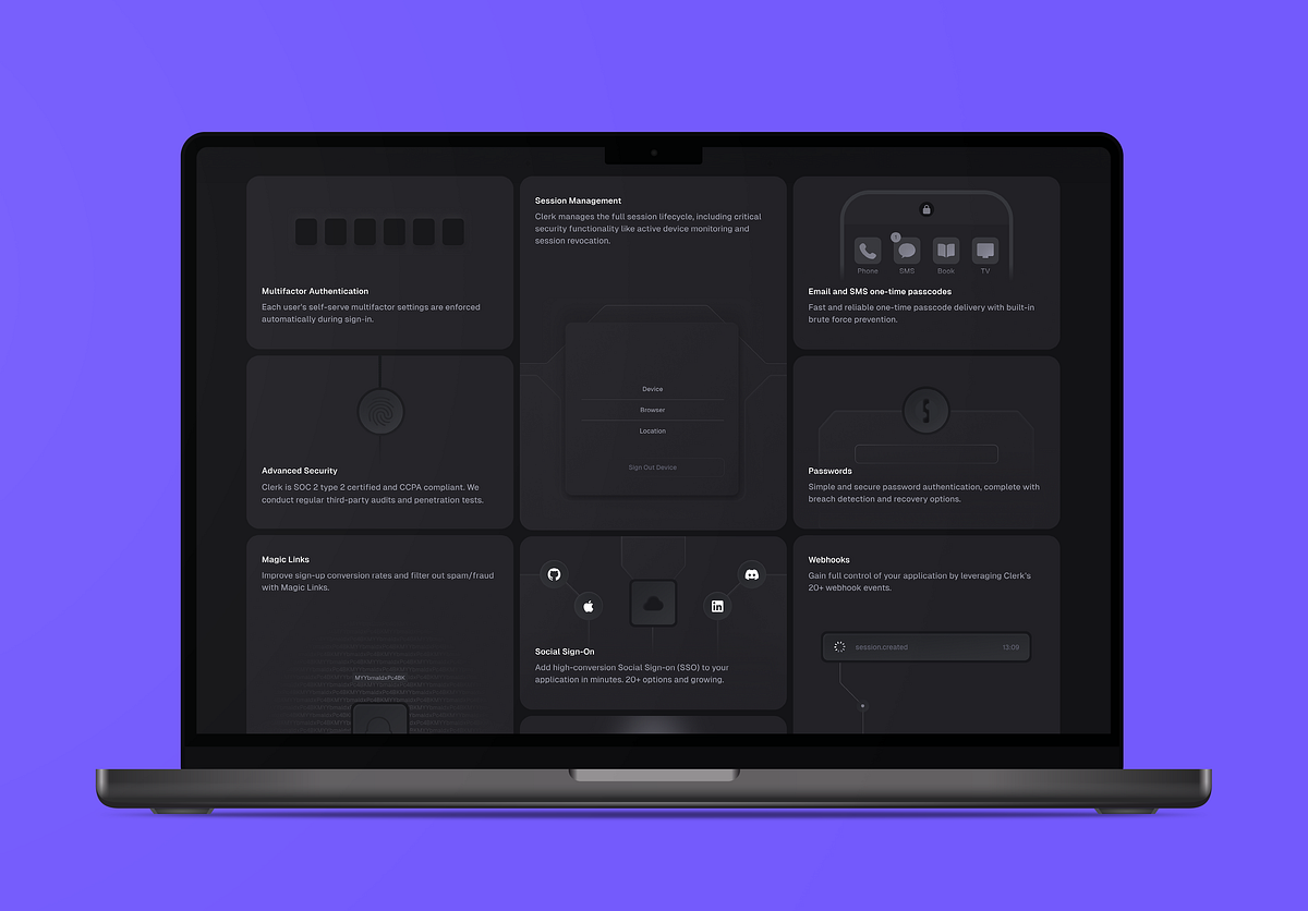 User Management SaaS Landing Page Design Image 2