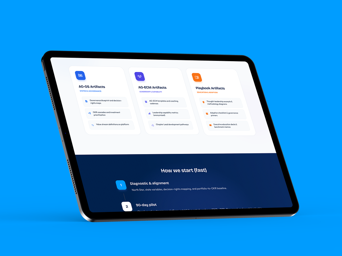 Modern Business Coaching & Consulting Website Design Image 1