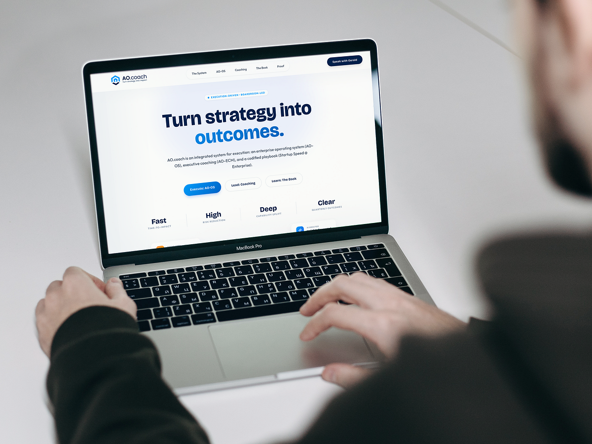 Modern Business Coaching & Consulting Website Design Image 3