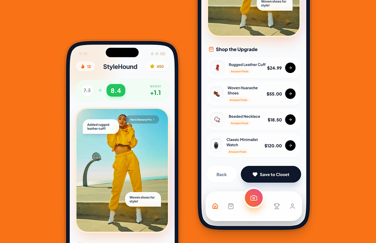 AI Gamified Fashion App with Advisor Outfit Matching Image 2