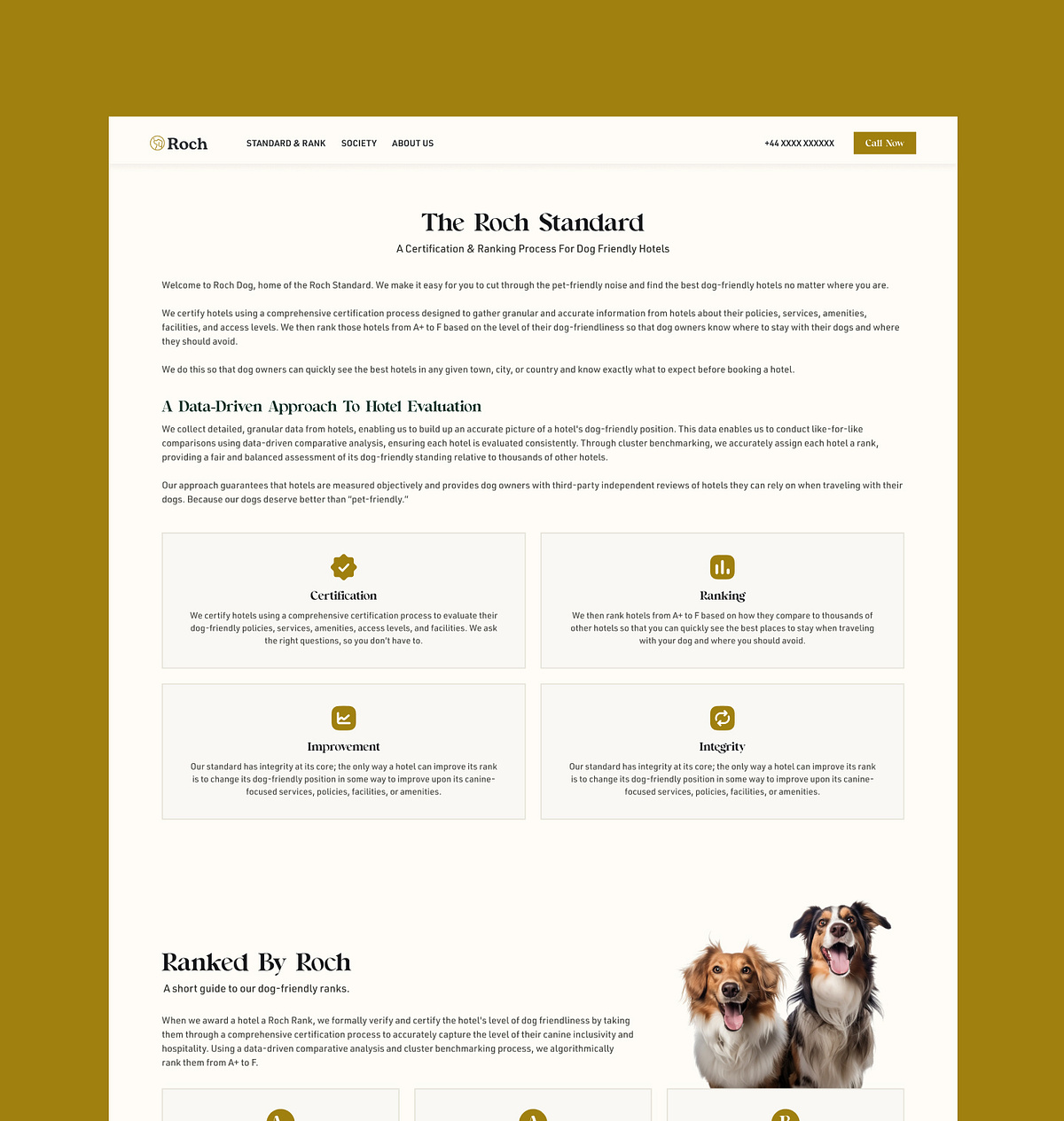Dog-Friendly Hotel Certification & Ranking Website Design Image 6