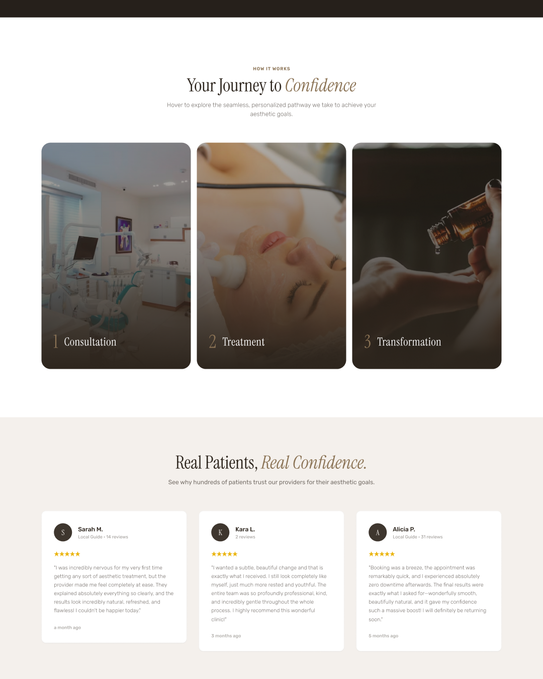 Luxury Med Spa Website Design With Consultation Booking Image 4