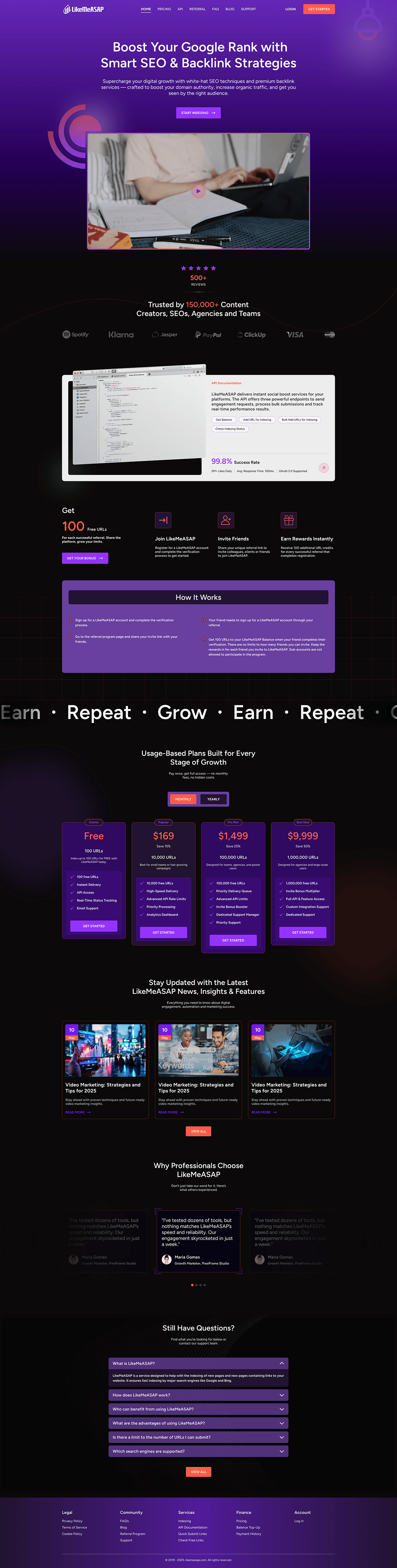SaaS Landing Page UI Design Image 1