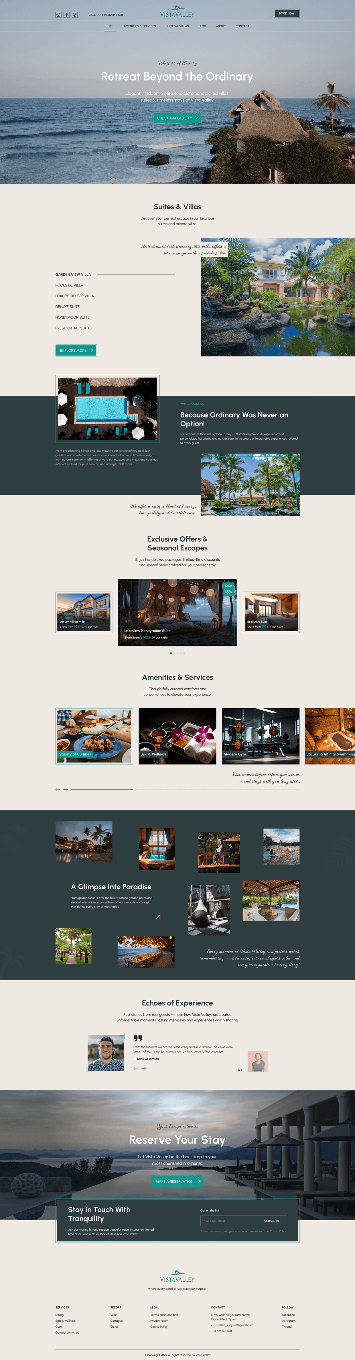 Luxury Resort Booking System Image 0