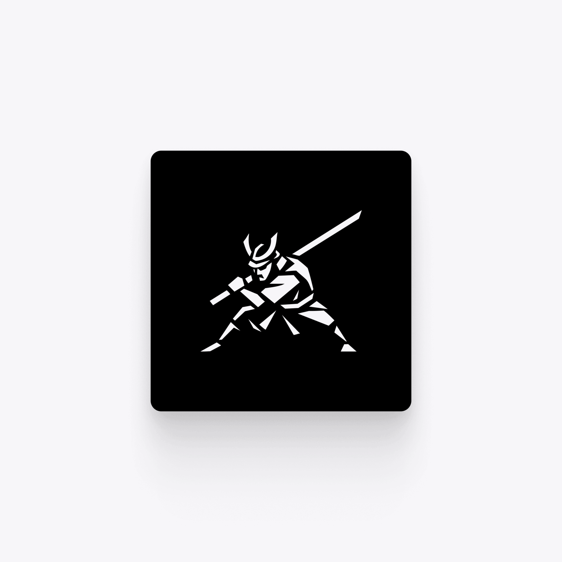 Geometric Samurai icons