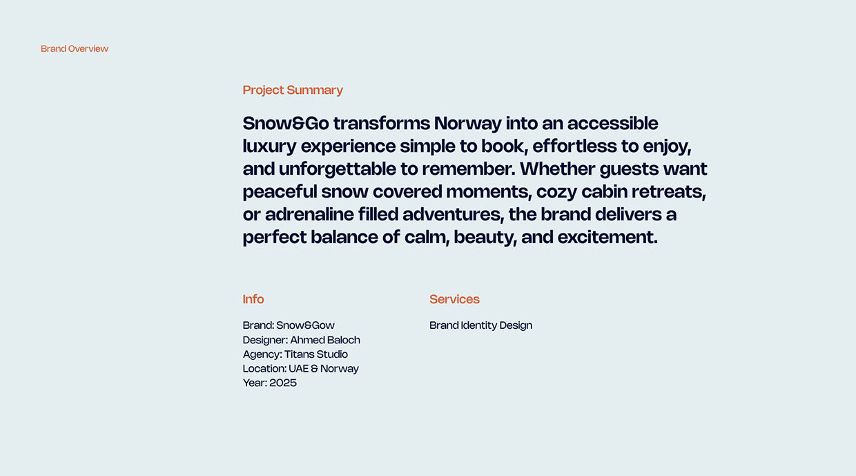Snow&Go Brand Identity Image 0